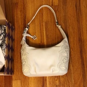Brighton Nikki Off White Handbag